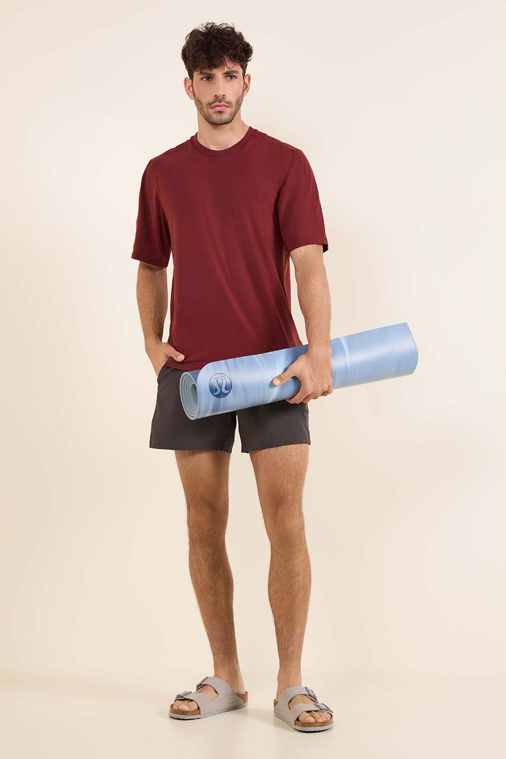 Brushed Yoga Crewneck T-Shirt